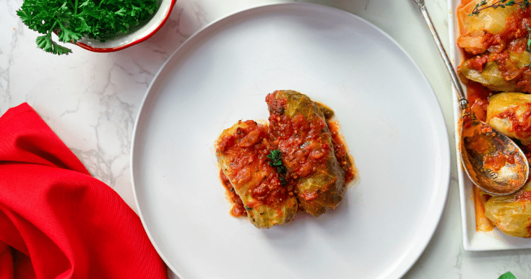 Stuffed Cabbage Rolls [Oven & Instant Pot Instructions]
