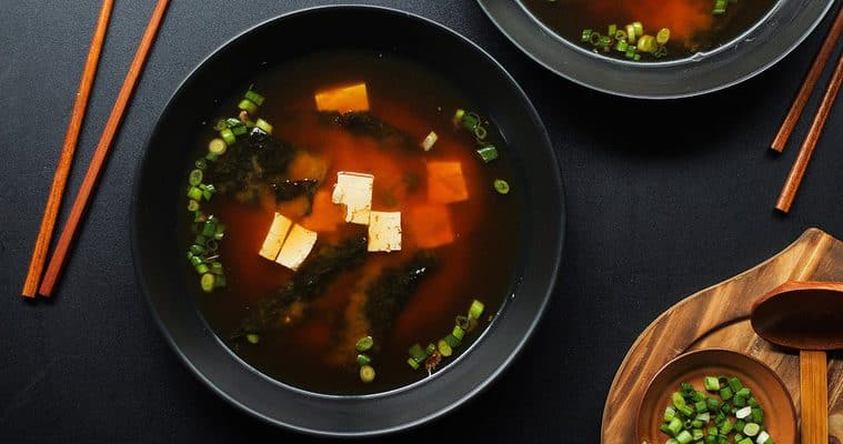 Roasted Garlic Miso Soup Recipe
