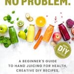 No Juicer No Problem Book Cover Pinterest Pin