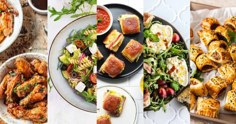 24+ Appetizers for Pizza [Party Finger Foods, Salads, Dips]