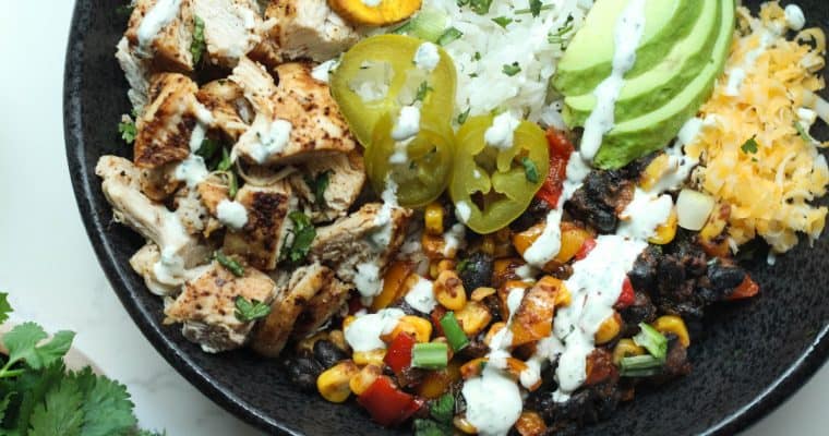 Southwest Chicken Bowls [Spicy Chipotle]
