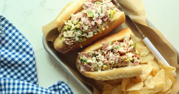 Chopped Italian Sub Sandwiches [Easy 15 Minute Recipe]