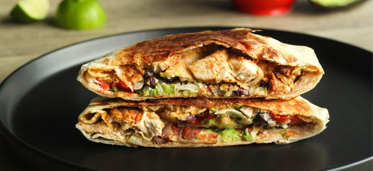 Chicken Crunch Wrap [Healthy High-Protein]