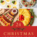 Christmas appetizer ideas - visit the recipe collection on heavenlyspiced.com - festive appetizers decorated with rosemary, etc.